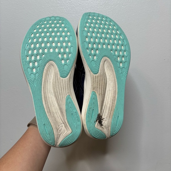 Asics Sneakers Women’s Size 7.5 Evoride Speed 2 Blue Expanse Navy Blue FF blast - Picture 9 of 11